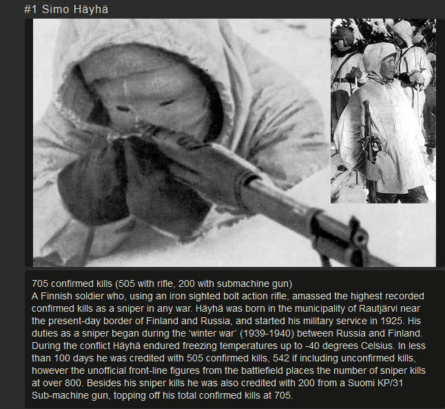 These Are The 10 Deadliest Snipers In History (10 pics)