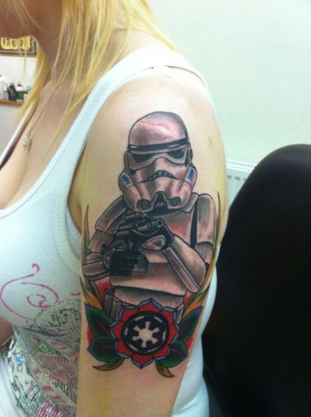 The Coolest Star Wars Tattoos This Galaxy Has To Offer (60 pics)