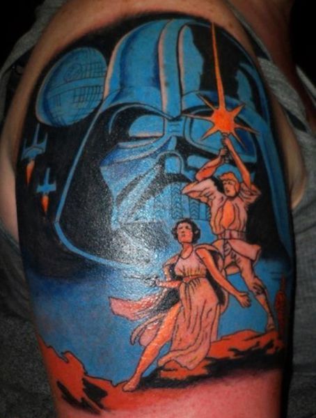 The Coolest Star Wars Tattoos This Galaxy Has To Offer (60 pics)