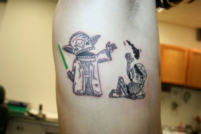 The Coolest Star Wars Tattoos This Galaxy Has To Offer (60 pics)