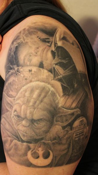 The Coolest Star Wars Tattoos This Galaxy Has To Offer (60 pics)