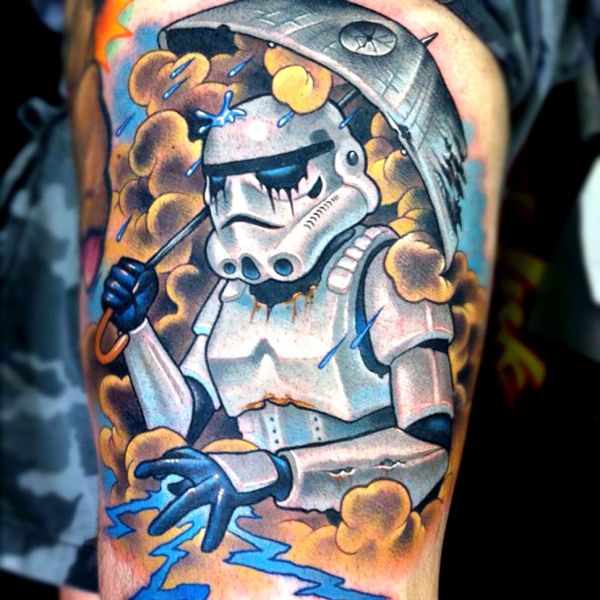 The Coolest Star Wars Tattoos This Galaxy Has To Offer (60 pics)