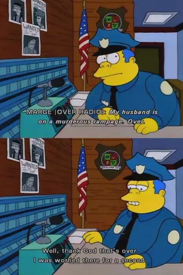 Chief Wiggum Is The Worst Cop Of All Time (18 pics)