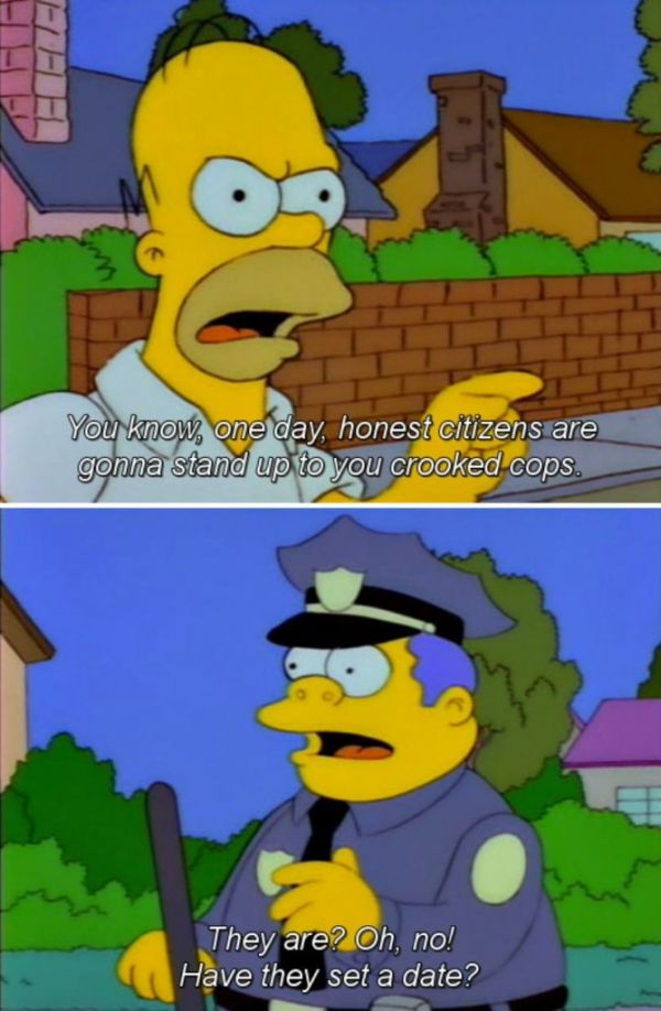 Chief Wiggum Is The Worst Cop Of All Time (18 pics)