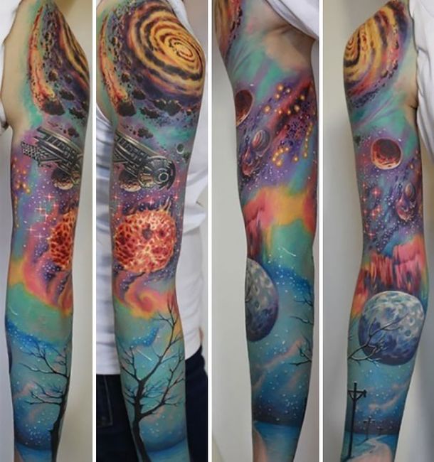 The Best Tattoo Ideas For People That Love Astronomy (42 pics)
