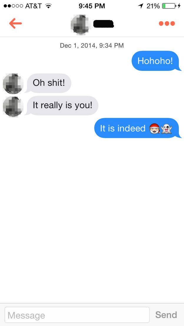 Santa Claus Is Now On Tinder (23 pics)