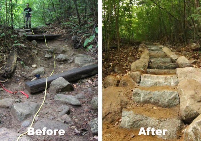 The Jolly Rivers Trail Crew Are Out To Make Your Hikes Easier (6 pics)