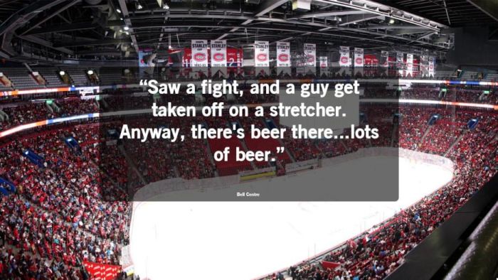 Hilarious One Star Yelp Reviews Of Famous NHL Arenas (25 pics)