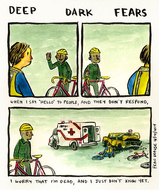 Artist Transforms People’s Worst Fears Into Comics (32 pics)