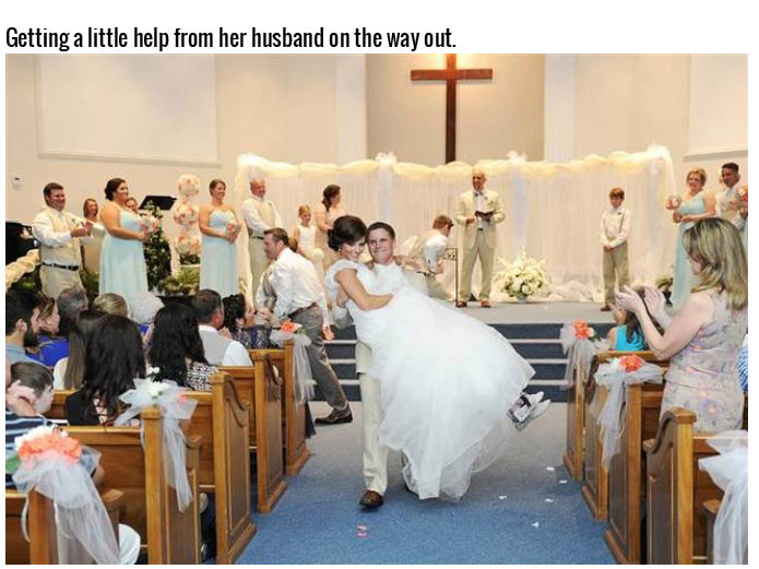 Paralyzed Bride Walks Down The Aisle On Her Own Two Feet (10 pics)