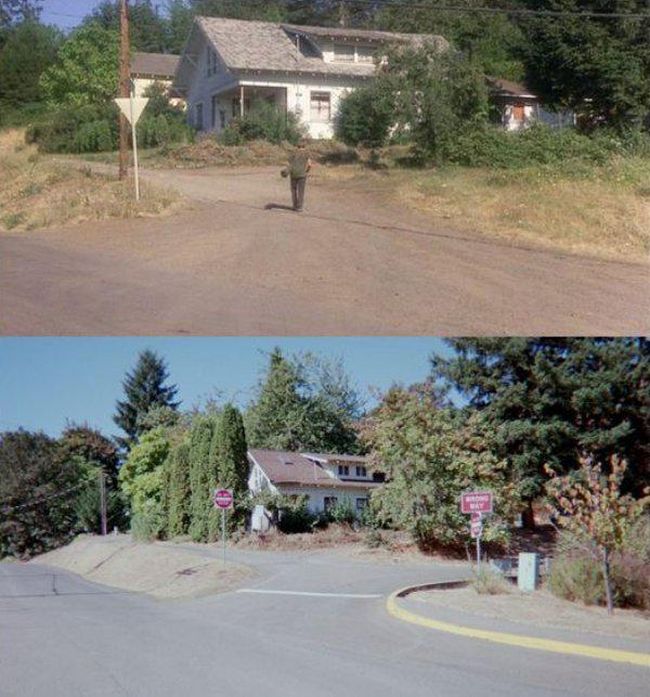 Locations From ‘Stand By Me’ Back In The Day And Today (19 pics)