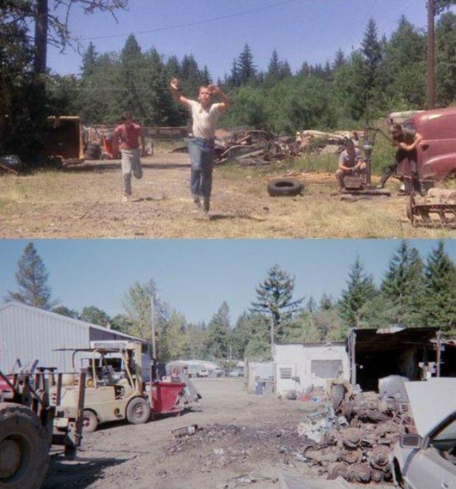 Locations From ‘Stand By Me’ Back In The Day And Today (19 pics)