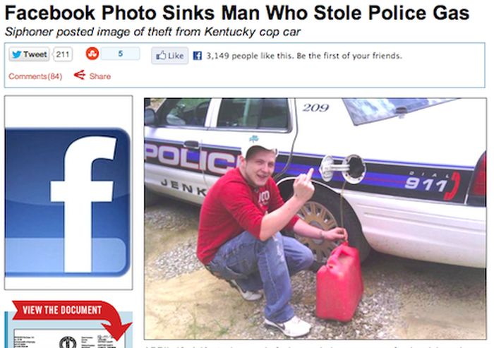 Stupid People Getting Caught For Crimes They Posted On Social Media (16 pics)