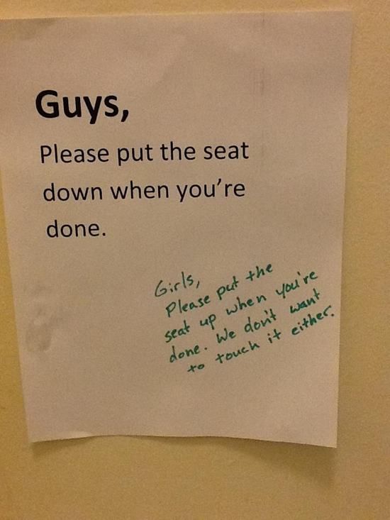 Sometimes The Bathroom Has Hilarious Signs (24 pics)