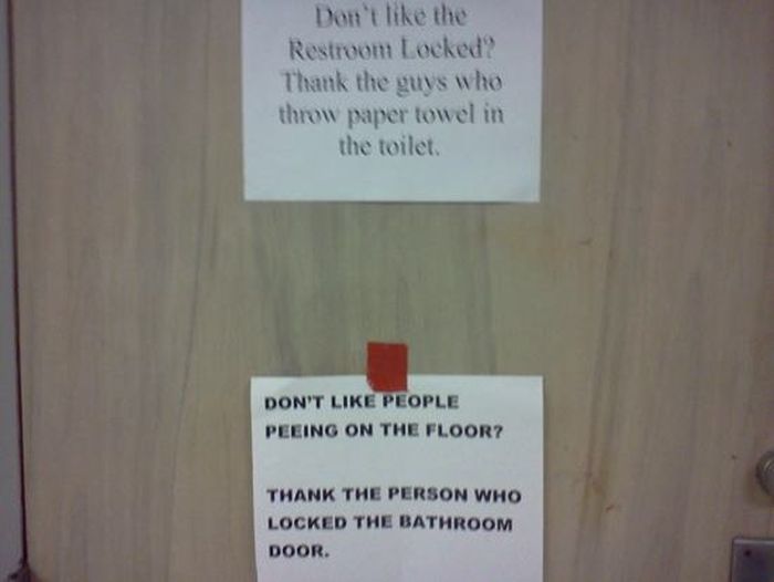 Sometimes The Bathroom Has Hilarious Signs (24 pics)