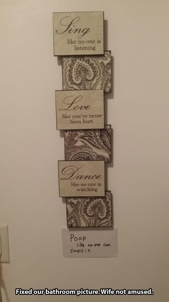 Sometimes The Bathroom Has Hilarious Signs (24 pics)