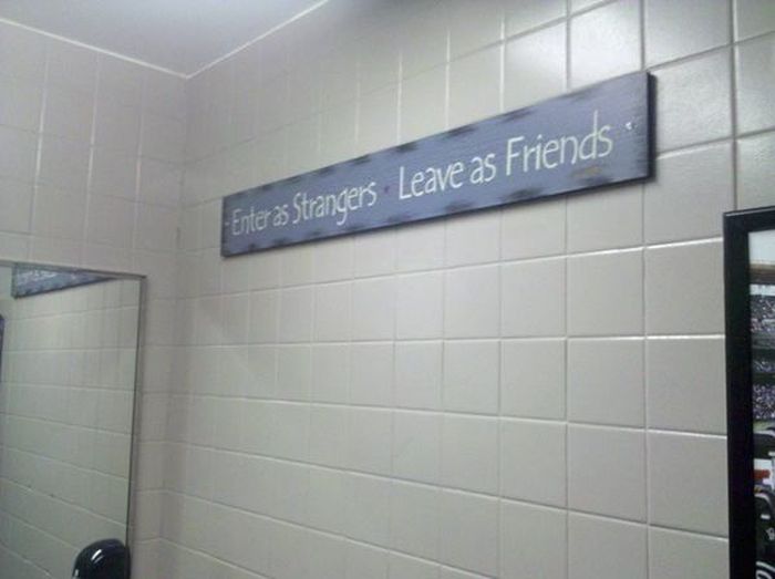 Sometimes The Bathroom Has Hilarious Signs (24 pics)