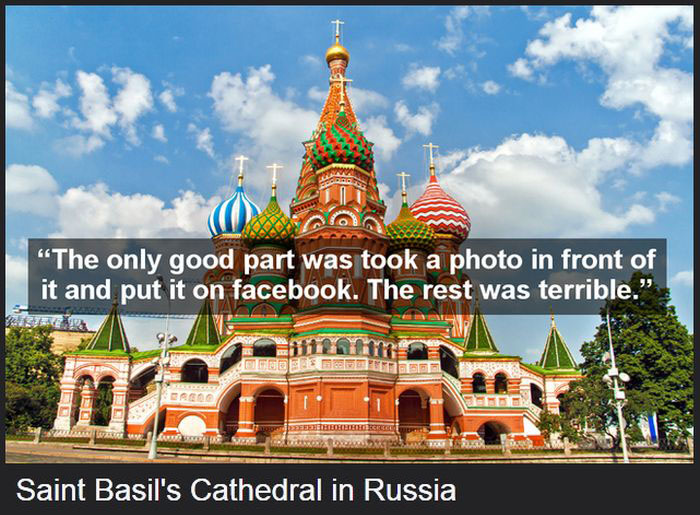 Funny One Star Reviews For The World's Most Famous Attractions (15 pics)