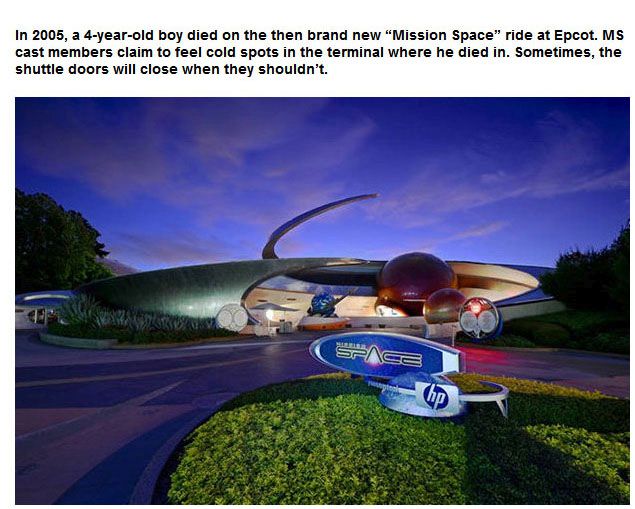 Attractions At Disney Parks That Are Believed To Be Haunted (9 pics)