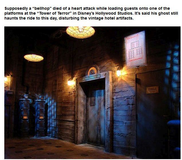 Attractions At Disney Parks That Are Believed To Be Haunted (9 pics)
