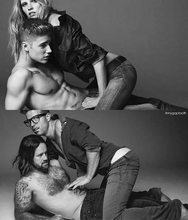 Hipsters Recreate Justin Bieber’s Calvin Klein Photo Shoot (7 pics)