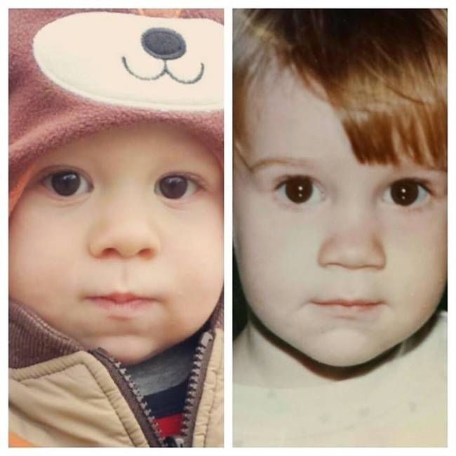 Parents That Looked Exactly Like Their Kids When They Were Younger (25 pics)