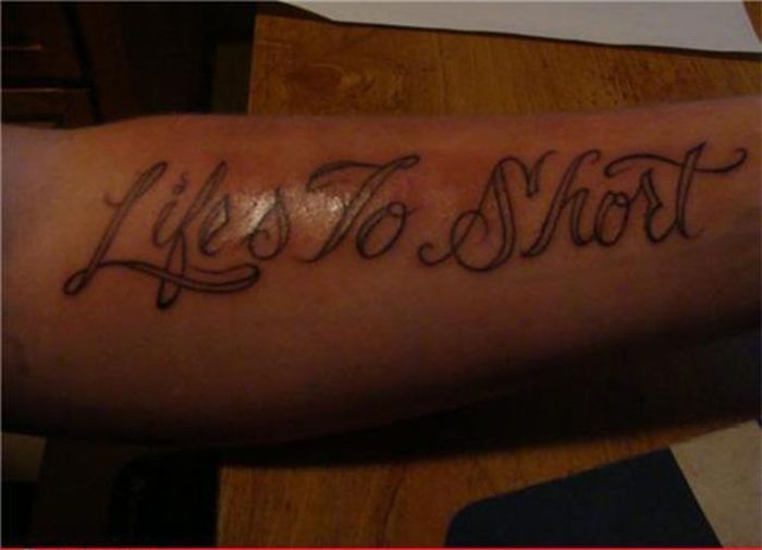It's Too Bad No One Used Spell Check On These Tattoos (38 pics)