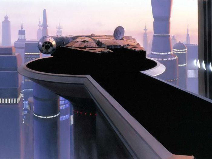 Incredible Matte Paintings Used In Iconic “Star Wars” Scenes (26 pics)