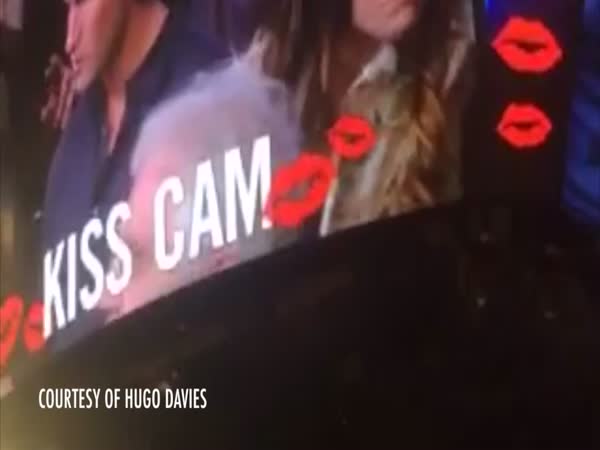 Woman Kisses Man Next To Her On Kiss Cam After Date Snubs Her