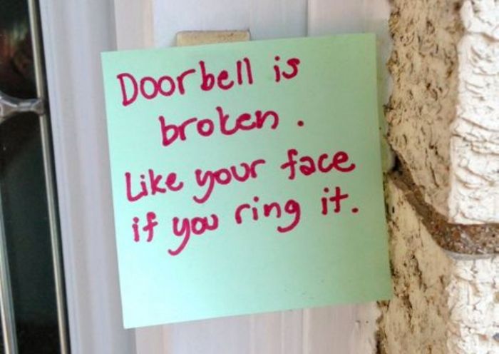 Funny Doorbell Notes From Angry Moms (17 pics)