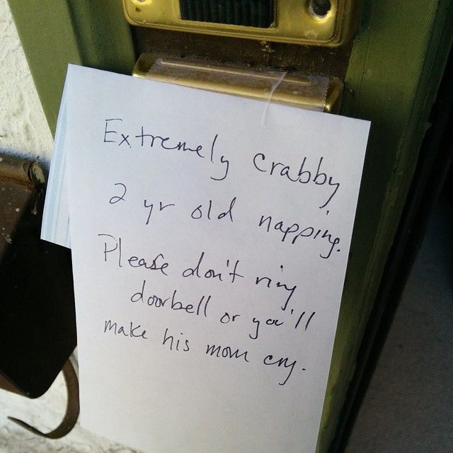 Funny Doorbell Notes From Angry Moms (17 pics)