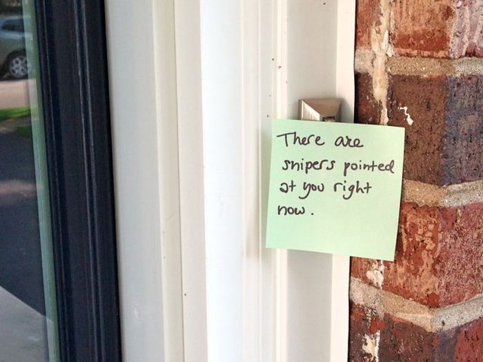 Funny Doorbell Notes From Angry Moms (17 pics)