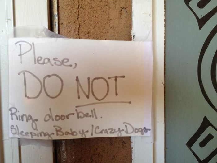 Funny Doorbell Notes From Angry Moms (17 pics)