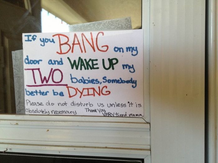 Funny Doorbell Notes From Angry Moms (17 pics)