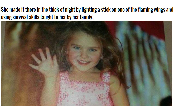 7 Year Old Survives A Plane Crash And Shows Incredible Survival Skills (4 pics)