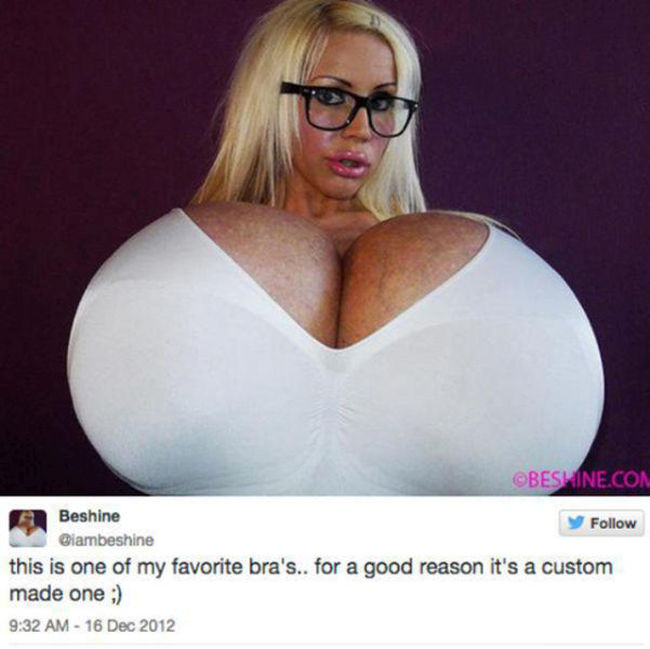 Mayra Hills, aka Beshine, Has Giant Tits (14 pics)