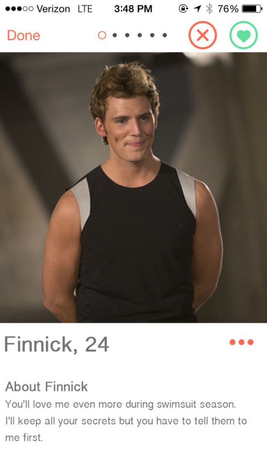 When Characters From The Hunger Games Get On Tinder (16 pics)