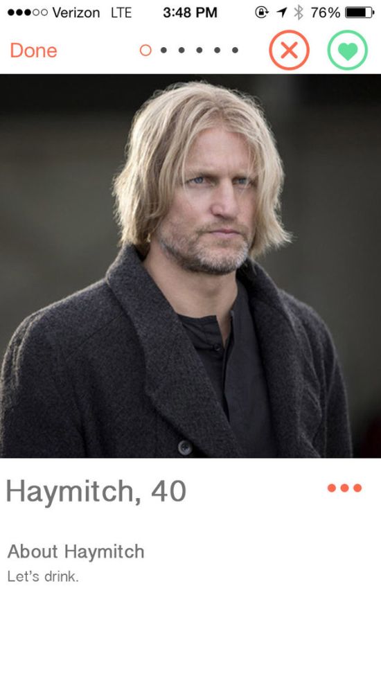 When Characters From The Hunger Games Get On Tinder (16 pics)