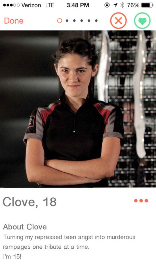 When Characters From The Hunger Games Get On Tinder (16 pics)