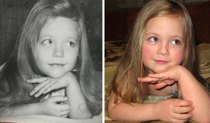 Parents That Looked Exactly Like Their Kids When They Were Younger. Part 2 (28 pics)