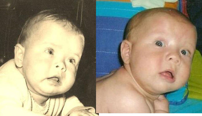 Parents That Looked Exactly Like Their Kids When They Were Younger. Part 2 (28 pics)