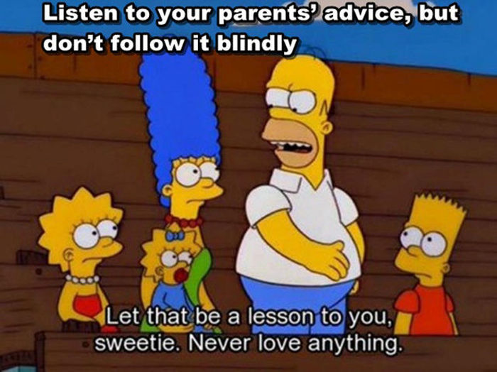 You Can Learn Everything You Need To Know From The Simpsons (24 pics)