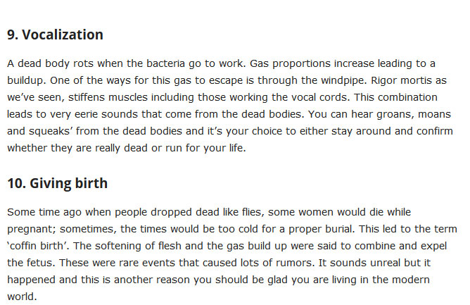 10 Body Functions That Continue To Work After Death (6 pics)