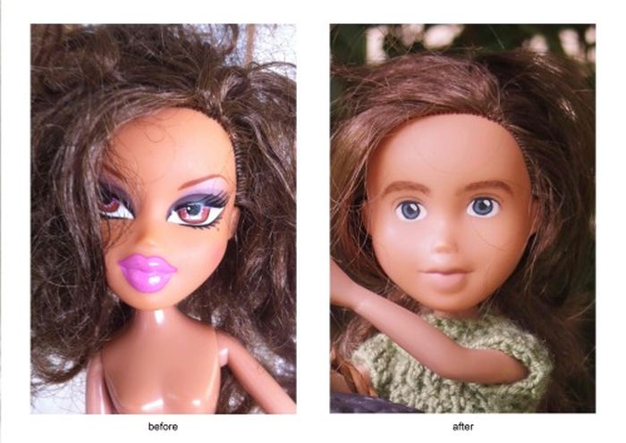 These Bratz Dolls Got Extreme ‘Makeunders’ (16 pics)