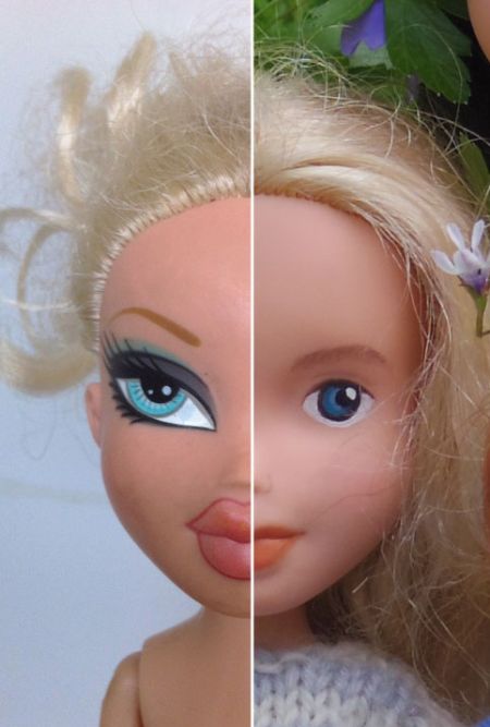 These Bratz Dolls Got Extreme ‘Makeunders’ (16 pics)