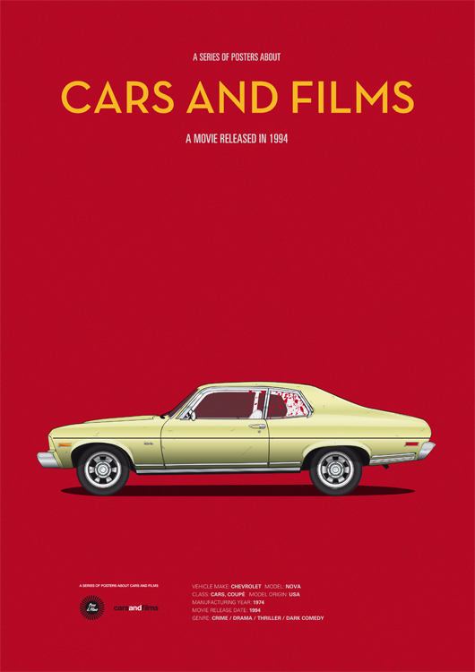 These Posters Are About Cars and Films (30 pics)