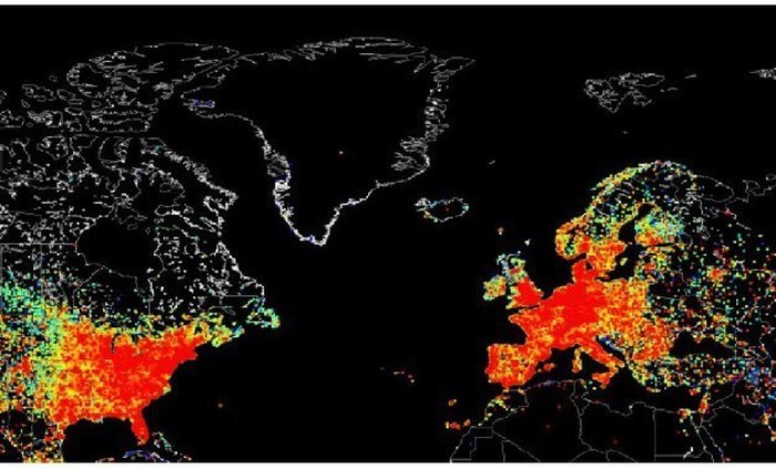 This Map Shows Internet Usage Around The World (5 pics)