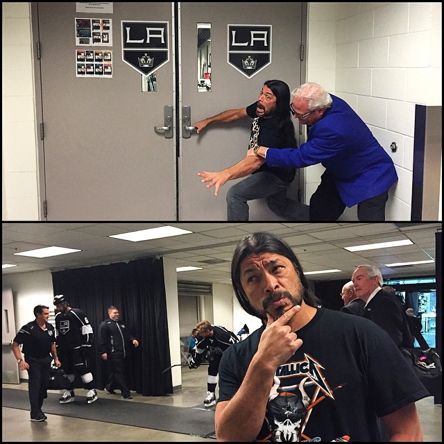Metallica Hangs Out With The San Jose Sharks (13 pics)
