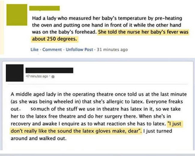 Doctors Reveal Their Dumbest Patients Ever (7 pics)