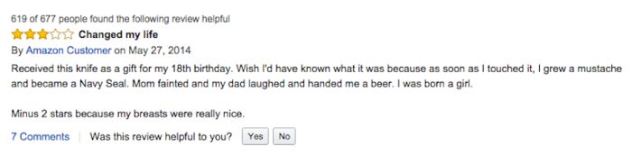 Hilarious Amazon Reviews For A Giant Swiss Army Knife (10 pics)